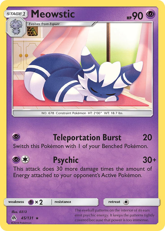 Meowstic 45/131 Reverse Rare - MissingNo.