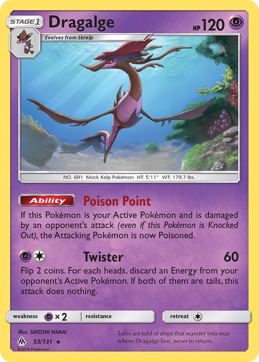 Dragalge 53/131 Reverse Rare - MissingNo.