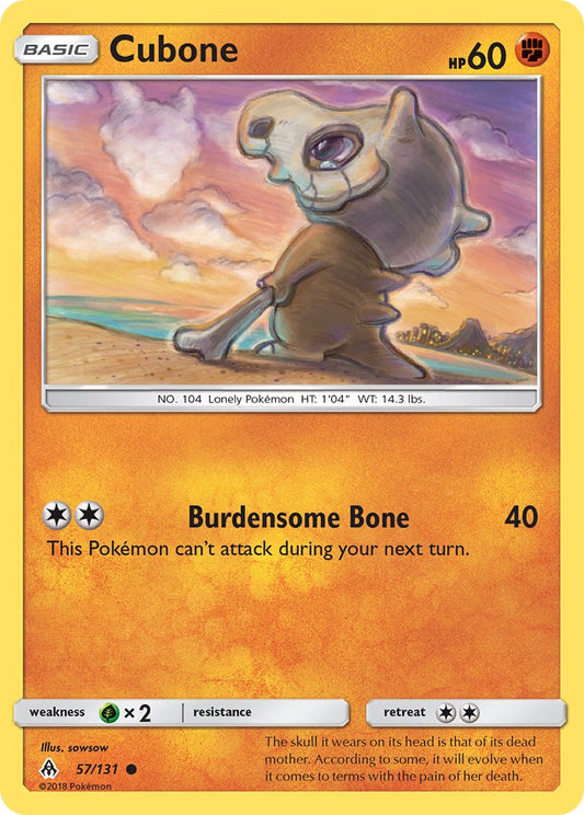 Cubone 57/131 Reverse Common - MissingNo.