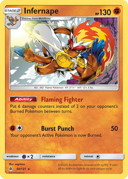 Infernape 59/131 Holo Rare - MissingNo.