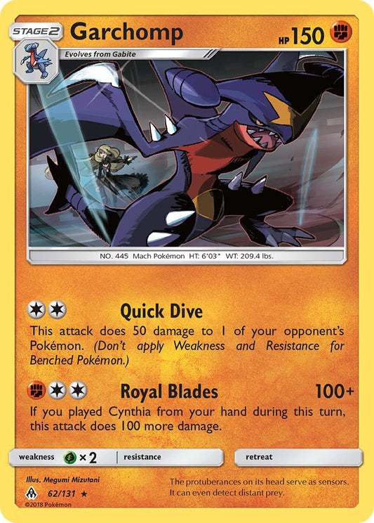 Garchomp 62/131 Holo Rare - MissingNo.