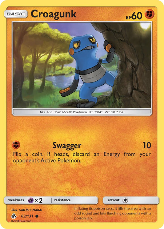 Croagunk 63/131 Reverse Common - MissingNo.