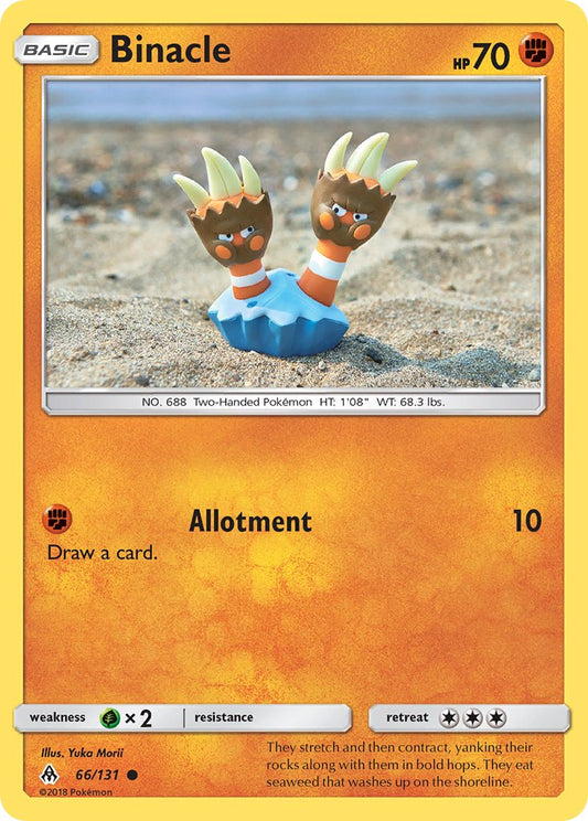 Binacle 66/131 Reverse Common - MissingNo.