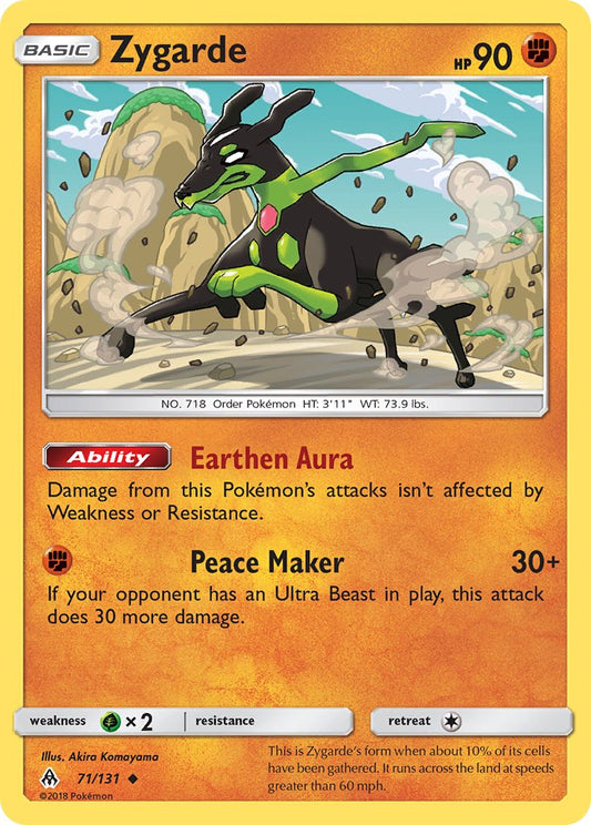 Zygarde 71/131 Uncommon - MissingNo.