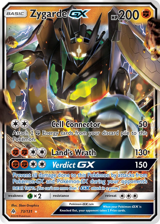 Zygarde GX 73/131 Holo Rare GX - MissingNo.