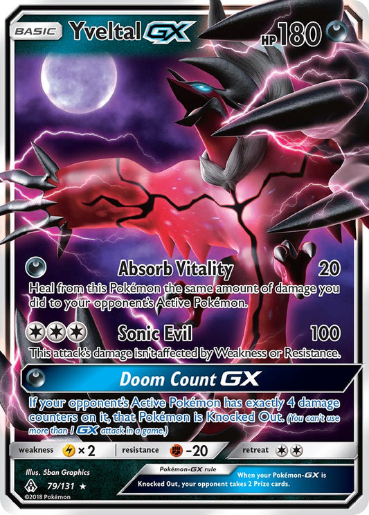 Yveltal GX 79/131 Holo Rare GX - MissingNo.