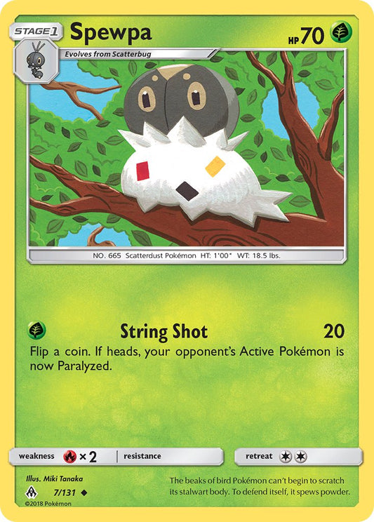 Spewpa 7/131 Reverse Uncommon - MissingNo.