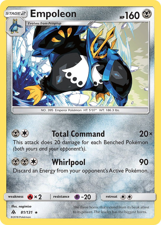 Empoleon 81/131 Reverse Rare - MissingNo.