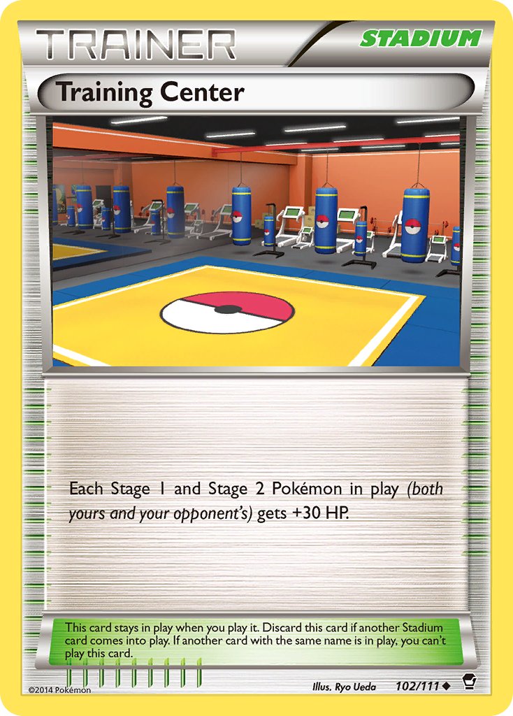 Training Center 102/111 Crosshatch Holo Pokémon League Sootopolis Season Promo (September 2015) - MissingNo.