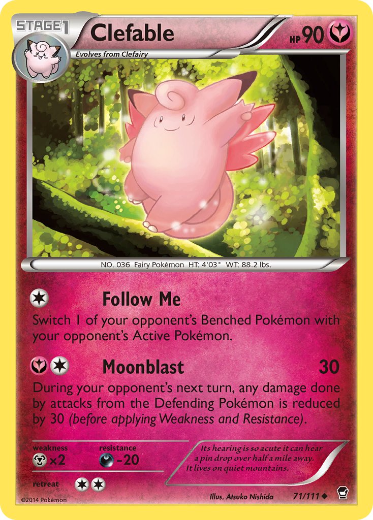 Clefable 71/111 Uncommon - MissingNo.