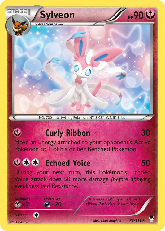 Sylveon 72/111 Reverse Rare - MissingNo.