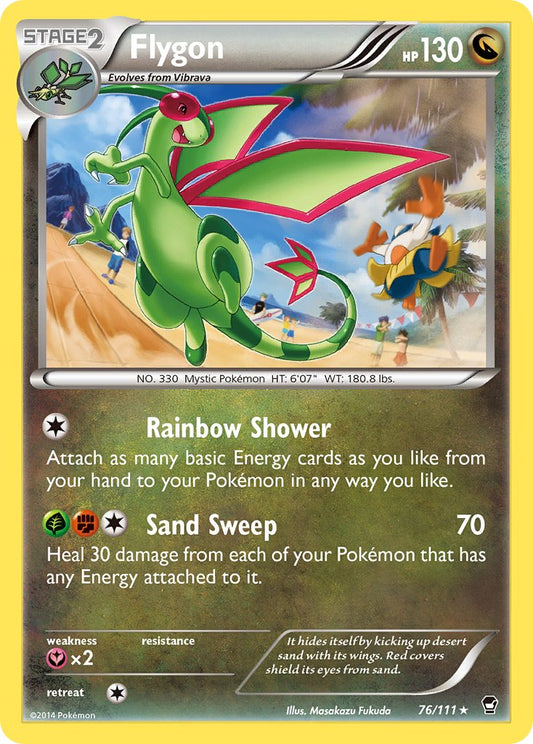 Flygon 76/111 Reverse Rare - MissingNo.