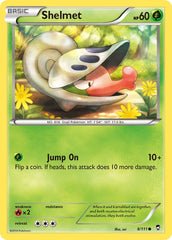 Shelmet 8/111 2nd Place Crosshatch Holo Pokémon League Petalburg/Fortree Season League Challenge Promo