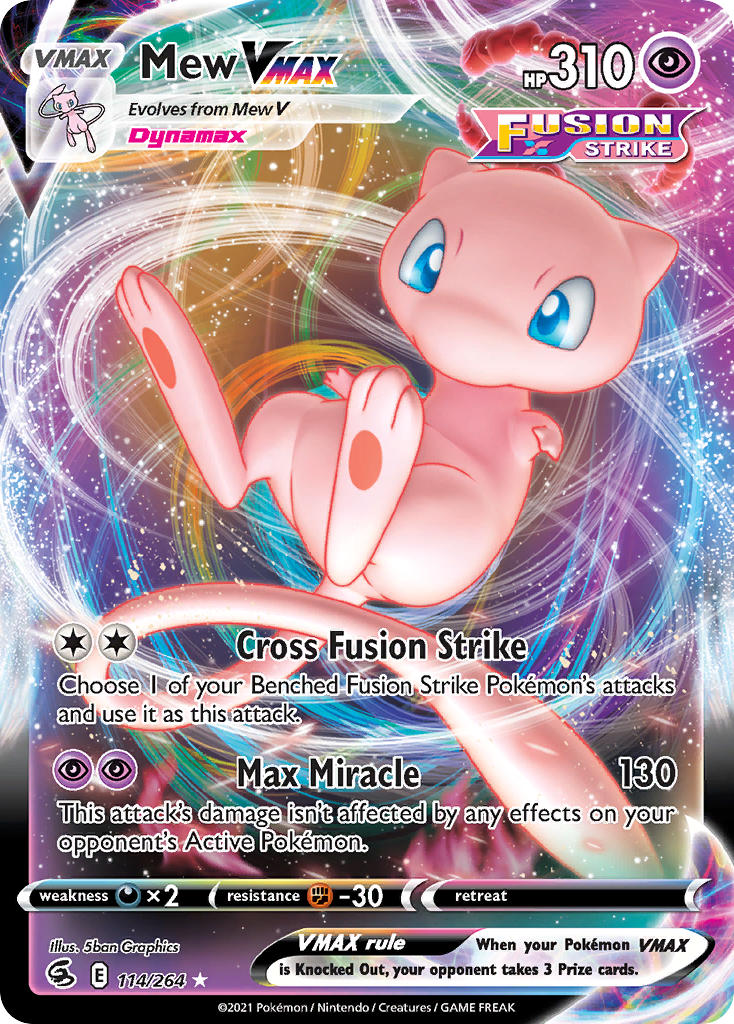 Mew VMAX 114/264 Holo Rare VMAX