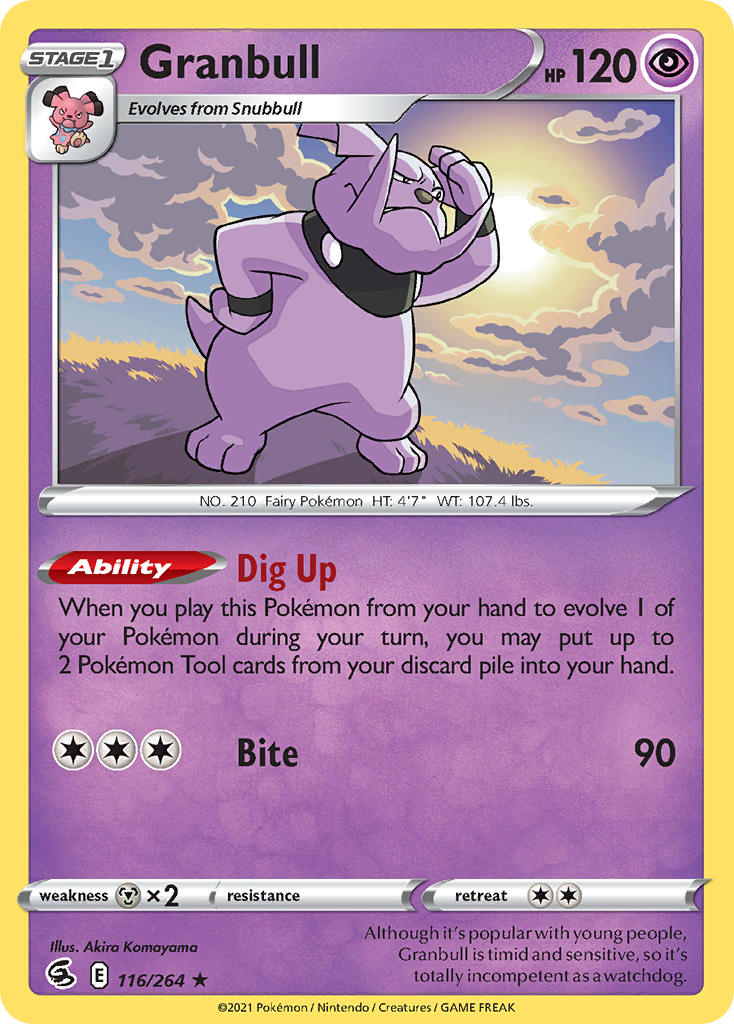 Granbull 116/264 Non-Holo Rare