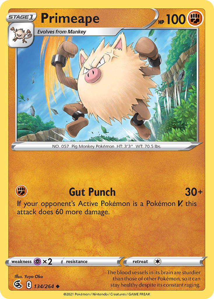 Primeape 134/264 Uncommon
