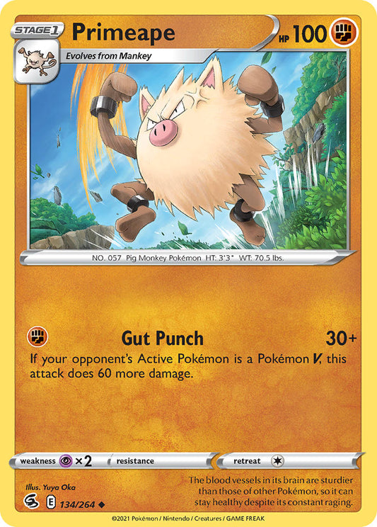 Primeape 134/264 Uncommon