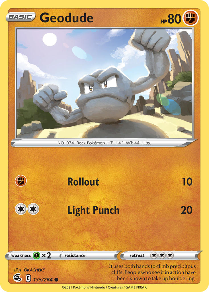 Geodude 135/264 Common
