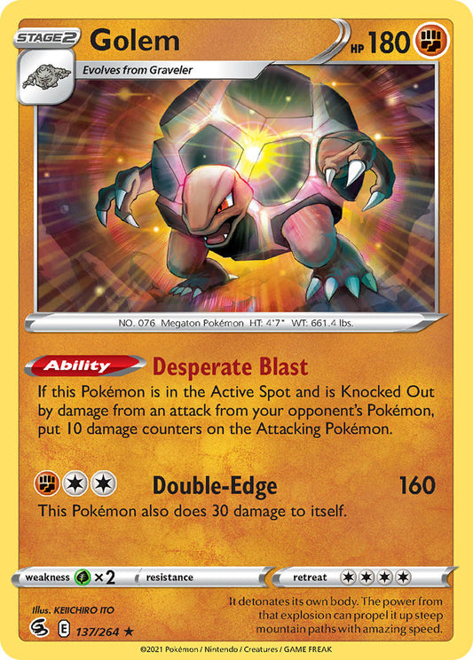 Golem 137/264 Non-Holo Rare