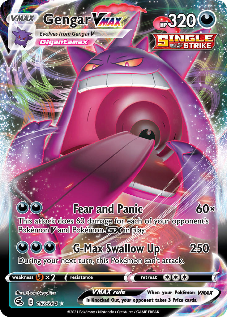 Gengar VMAX 157/264 Holo Rare VMAX