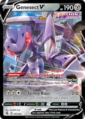 Genesect V 185/264 Holo Rare V