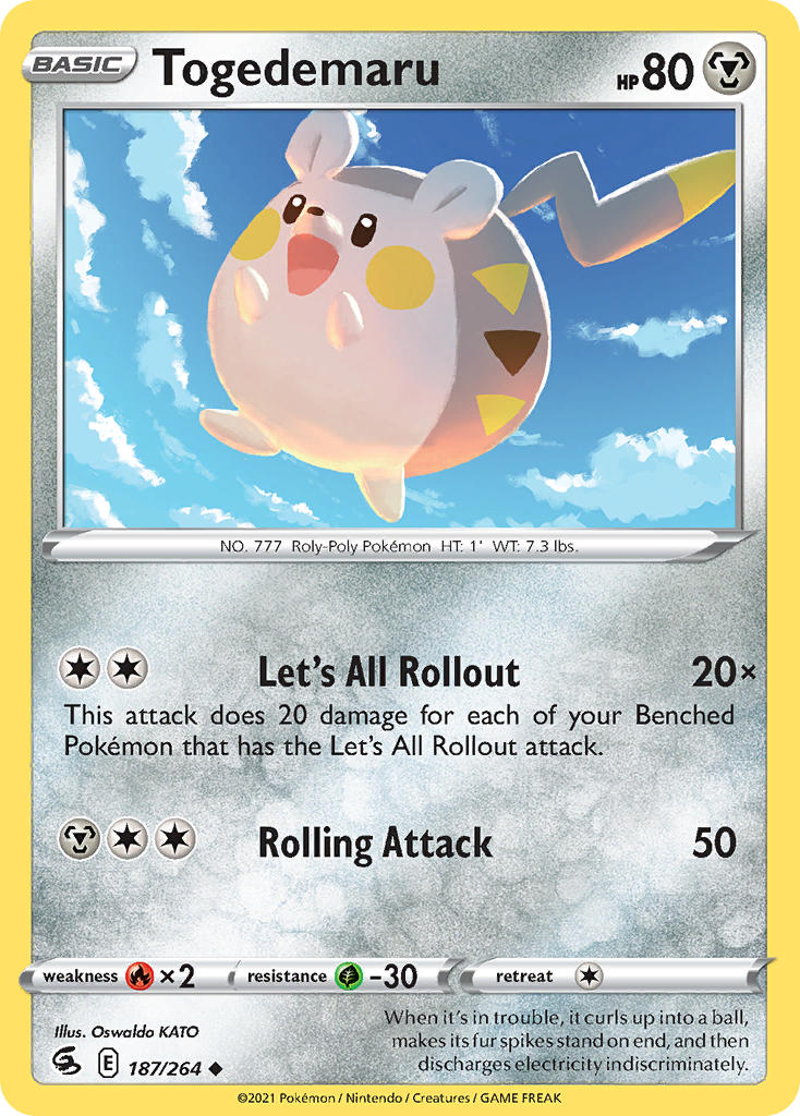 Togedemaru 187/264 Uncommon