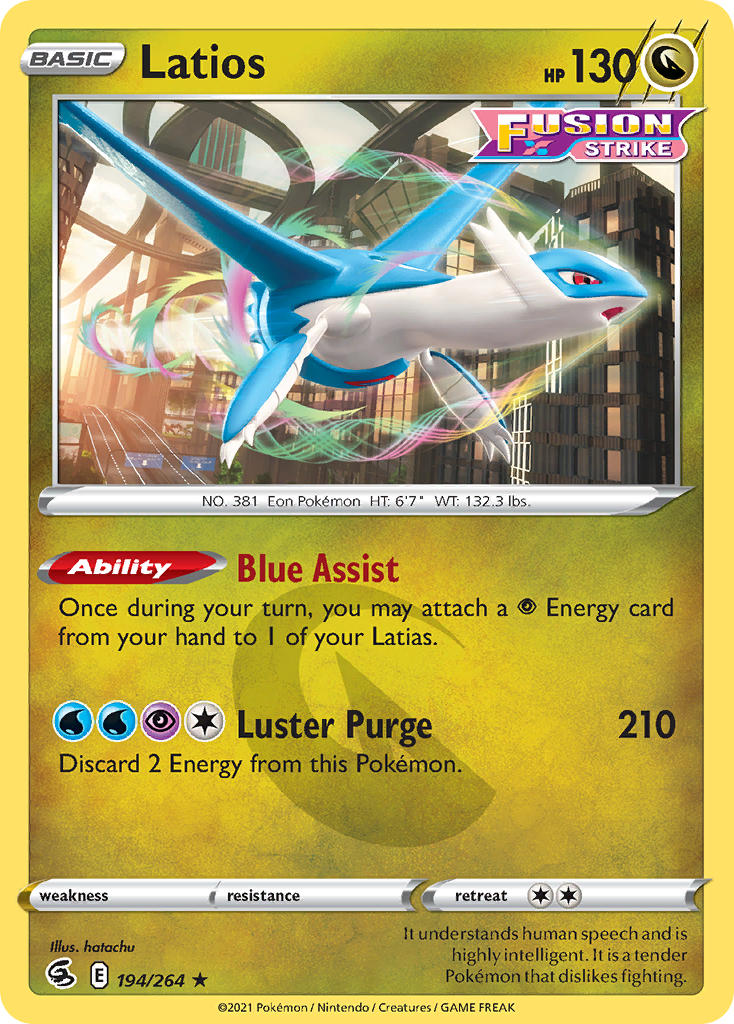 Latios 194/264 Holo Rare