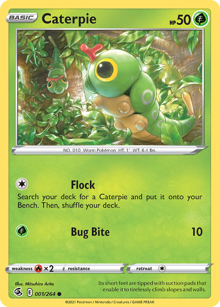 Caterpie 1/264 Reverse Common