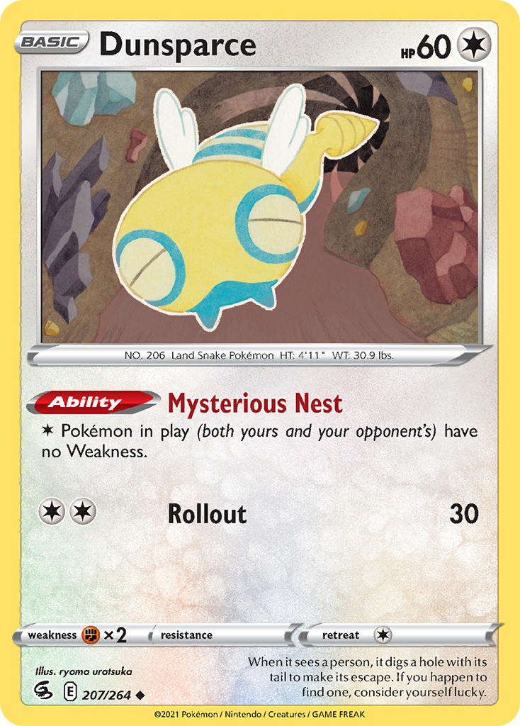 Dunsparce 207/264 Reverse Uncommon