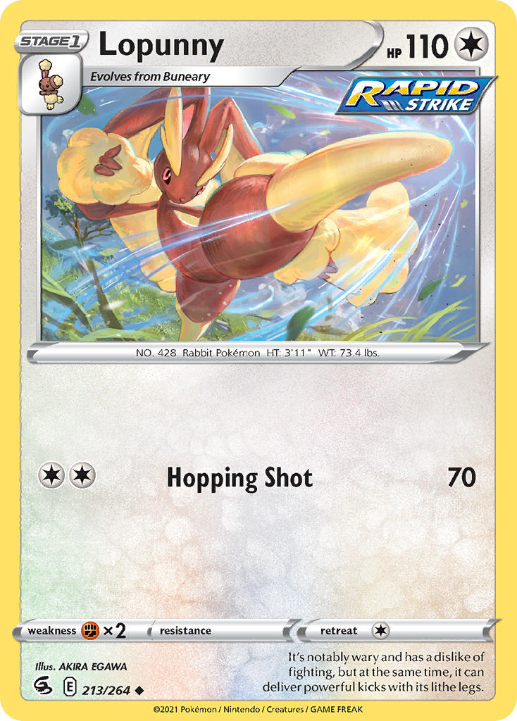 Lopunny 213/264 Uncommon