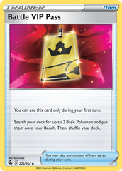 Battle VIP Pass 225/264 Non-Holo Play! Pokémon Stamp Prize Pack Series 2 Exclusive