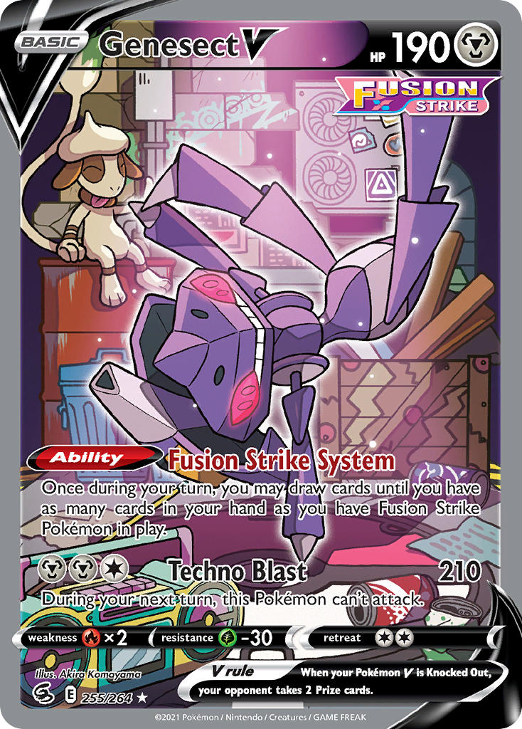 Genesect V 255/264 Holo Ultra Rare V