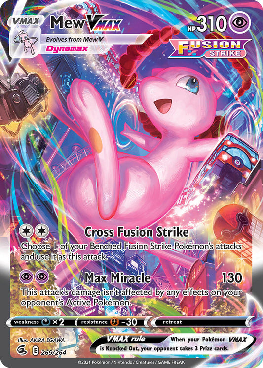 Mew VMAX 269/264 Secret Rare VMAX