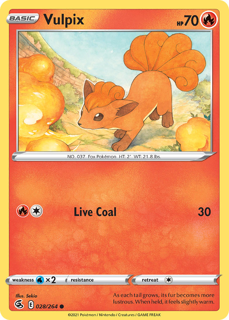 Vulpix 28/264 Reverse Common