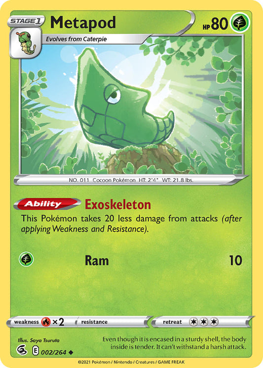 Metapod 2/264 Reverse Uncommon