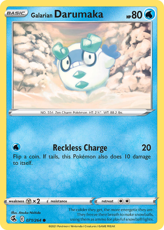 Galarian Darumaka 71/264 Reverse Common