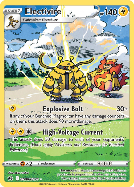 Electivire GG08/GG70 Holo Rare