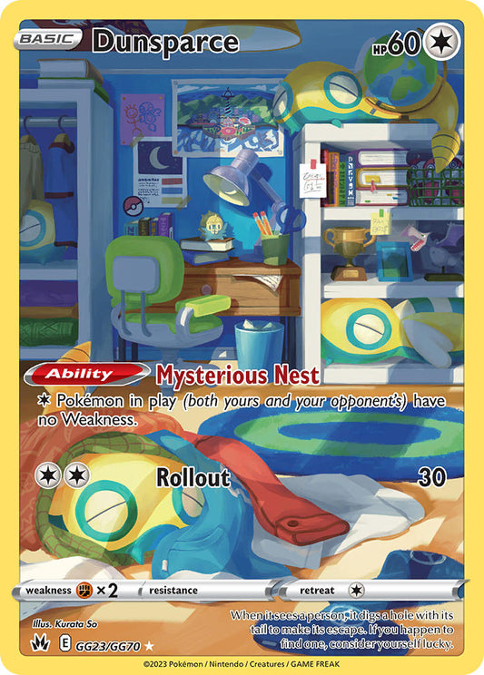 Dunsparce GG23/GG70 Holo Rare