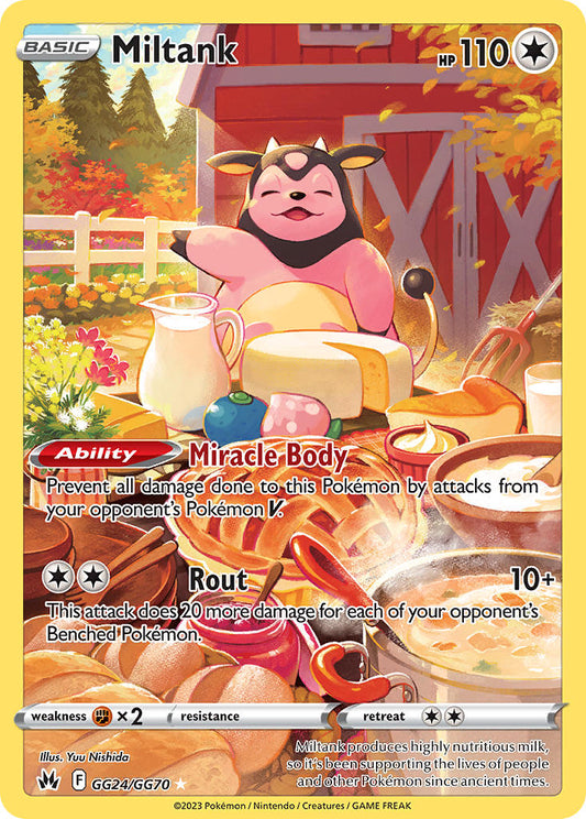 Miltank GG24/GG70 Holo Rare