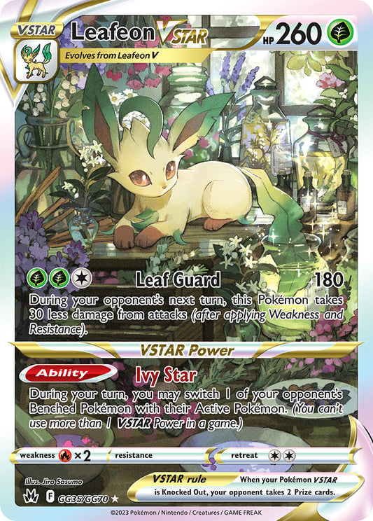 Leafeon VSTAR GG35/GG70 Holo Rare VSTAR