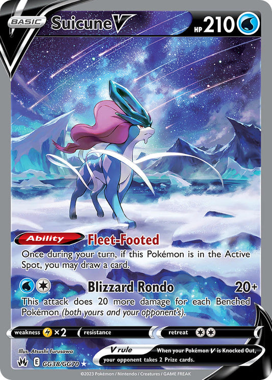 Suicune V GG38/GG70 Holo Rare V