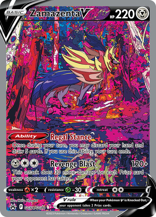 Zamazenta V GG54/GG70 Holo Rare V