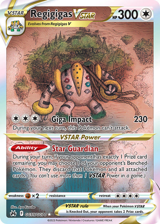 Regigigas VSTAR GG55/GG70 Holo Rare VSTAR
