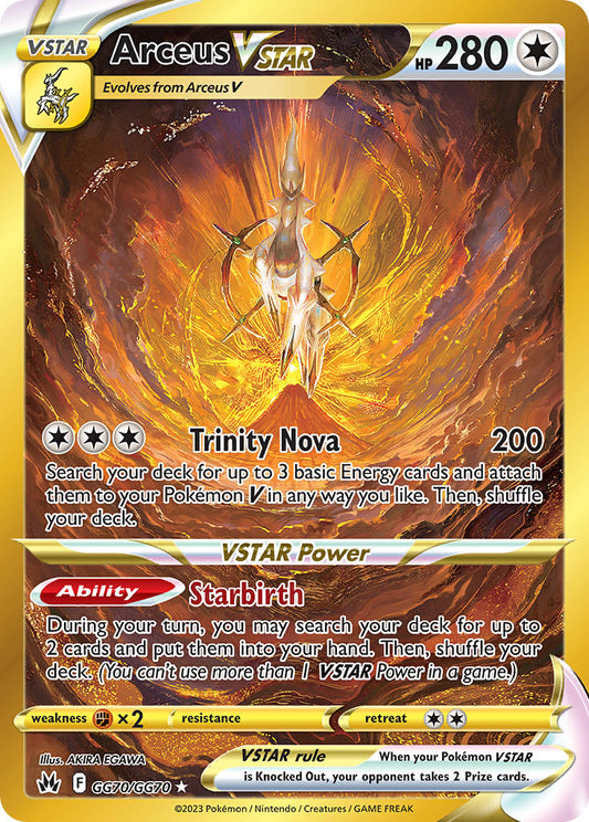 Arceus VSTAR GG70/GG70 Gold Secret Rare VSTAR - MissingNo.