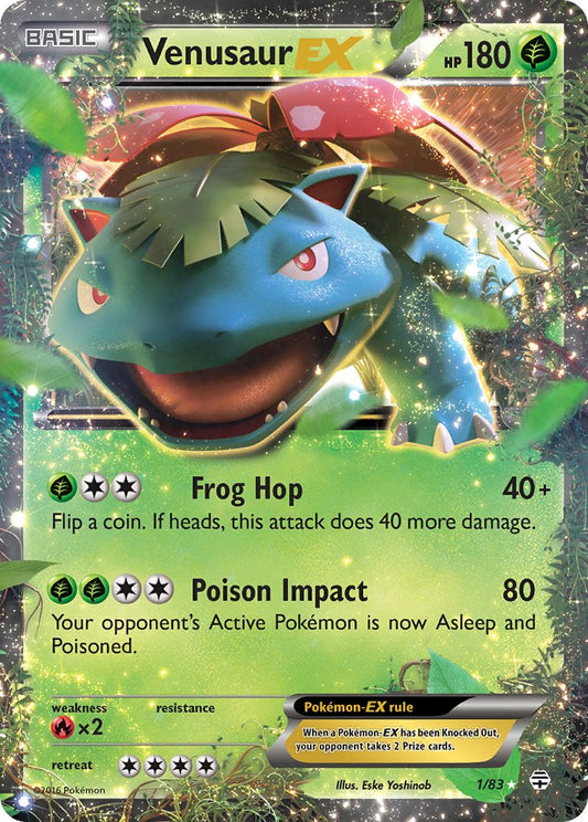 Venusaur EX 1/83 Holo Rare EX - MissingNo.