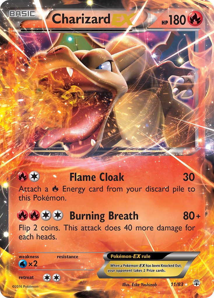 Charizard EX 11/83 Holo Rare EX - MissingNo.