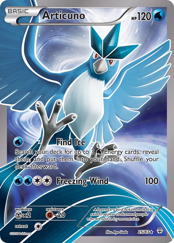 Articuno 25/83 Holo Rare - MissingNo.