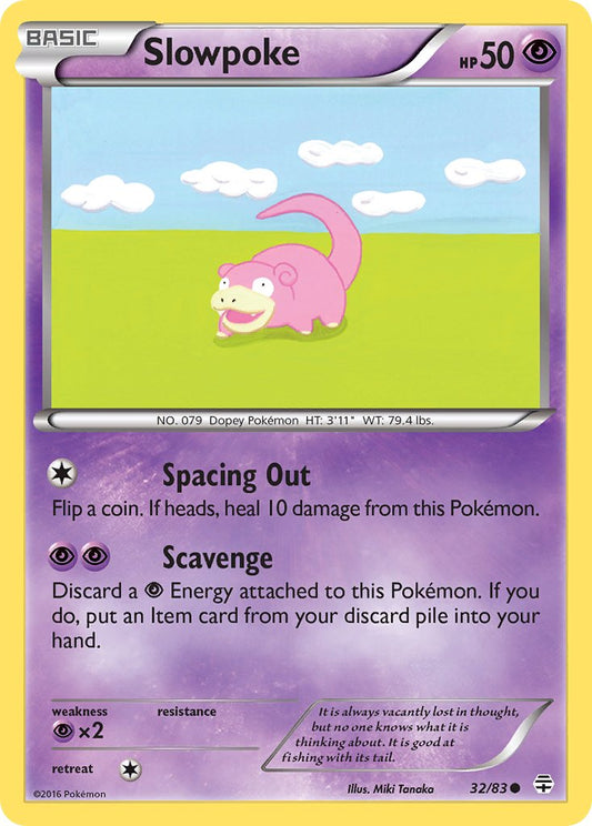 Slowpoke 32/83 Common - MissingNo.