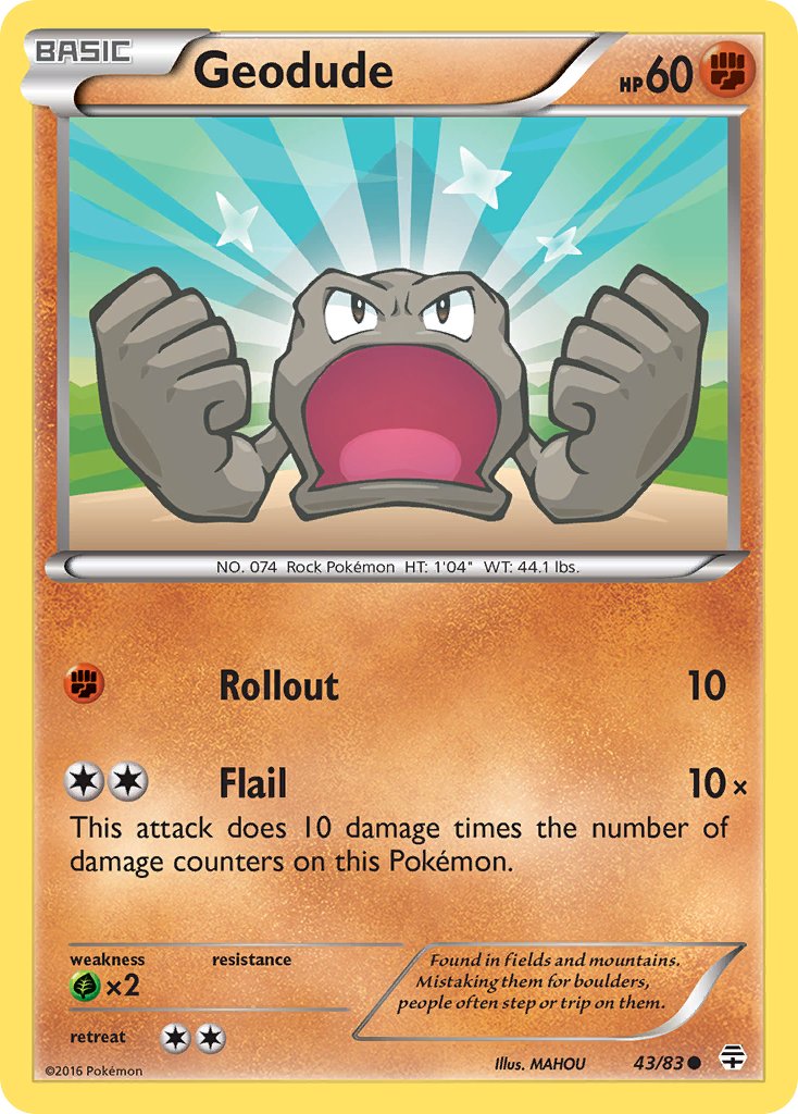 Geodude 43/83 Holo "Toys R Us" Stamp Promo - MissingNo.