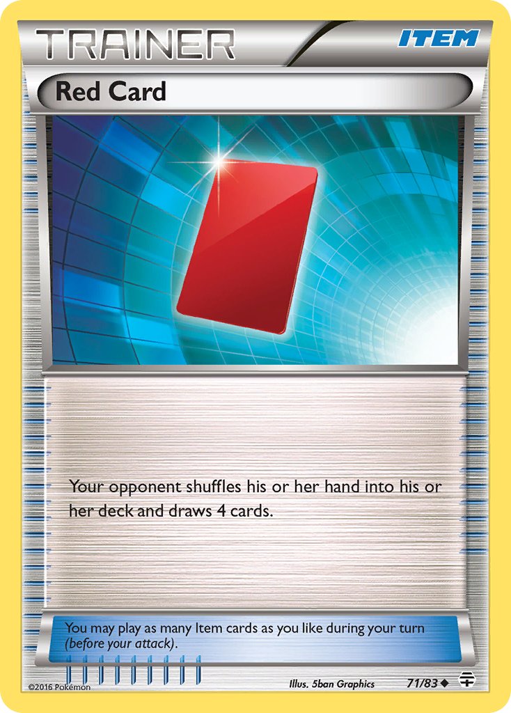 Red Card 71/83 Reverse Uncommon - MissingNo.